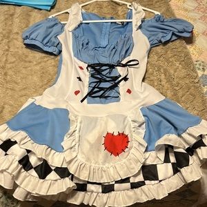 Alice in wonderland costume